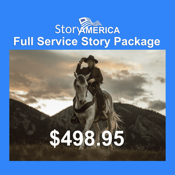 Full Service is our most popular package because the only thing you do is proof the story that will be narrated and published on the Autio app.